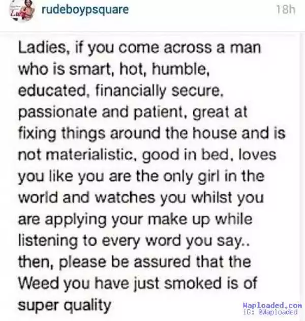 Paul Okoye has a word for the ladies